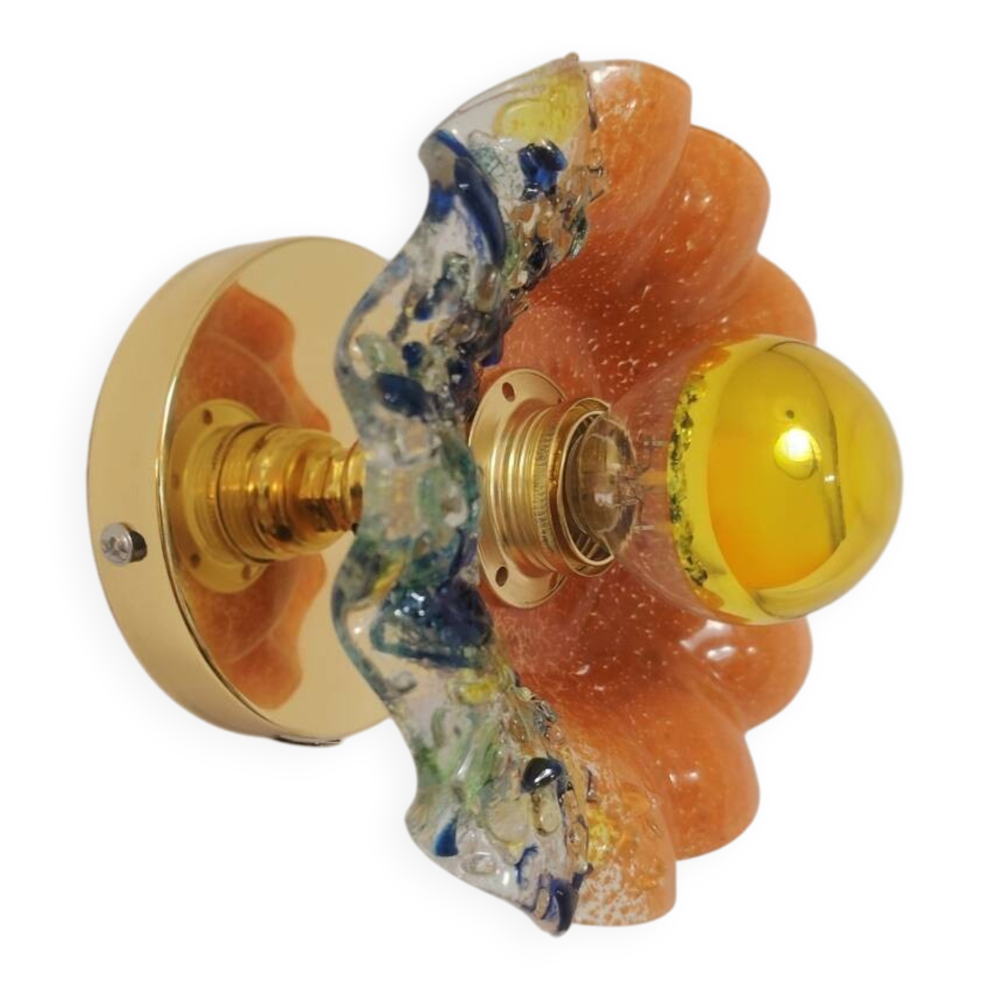 Murano flower wall light