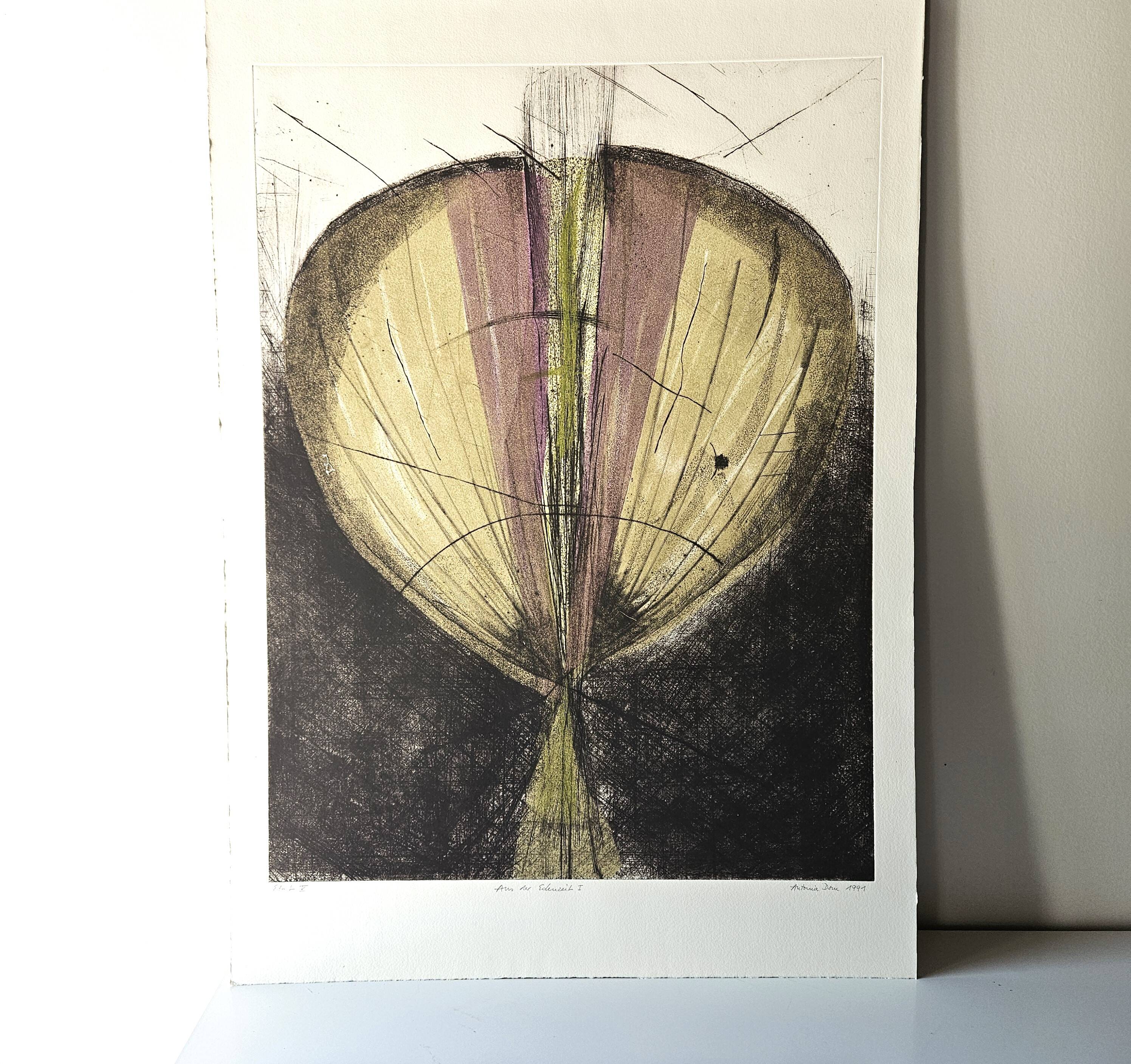 Color Etching  Antonia Dombrowsky 1991-  Color Engraving - handmade Bütten-