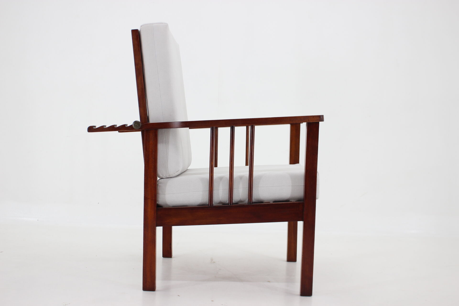 1940s Art Deco armchair, Czechoslovakia