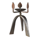 Bougeoir vintage artisanal unique des années 50.