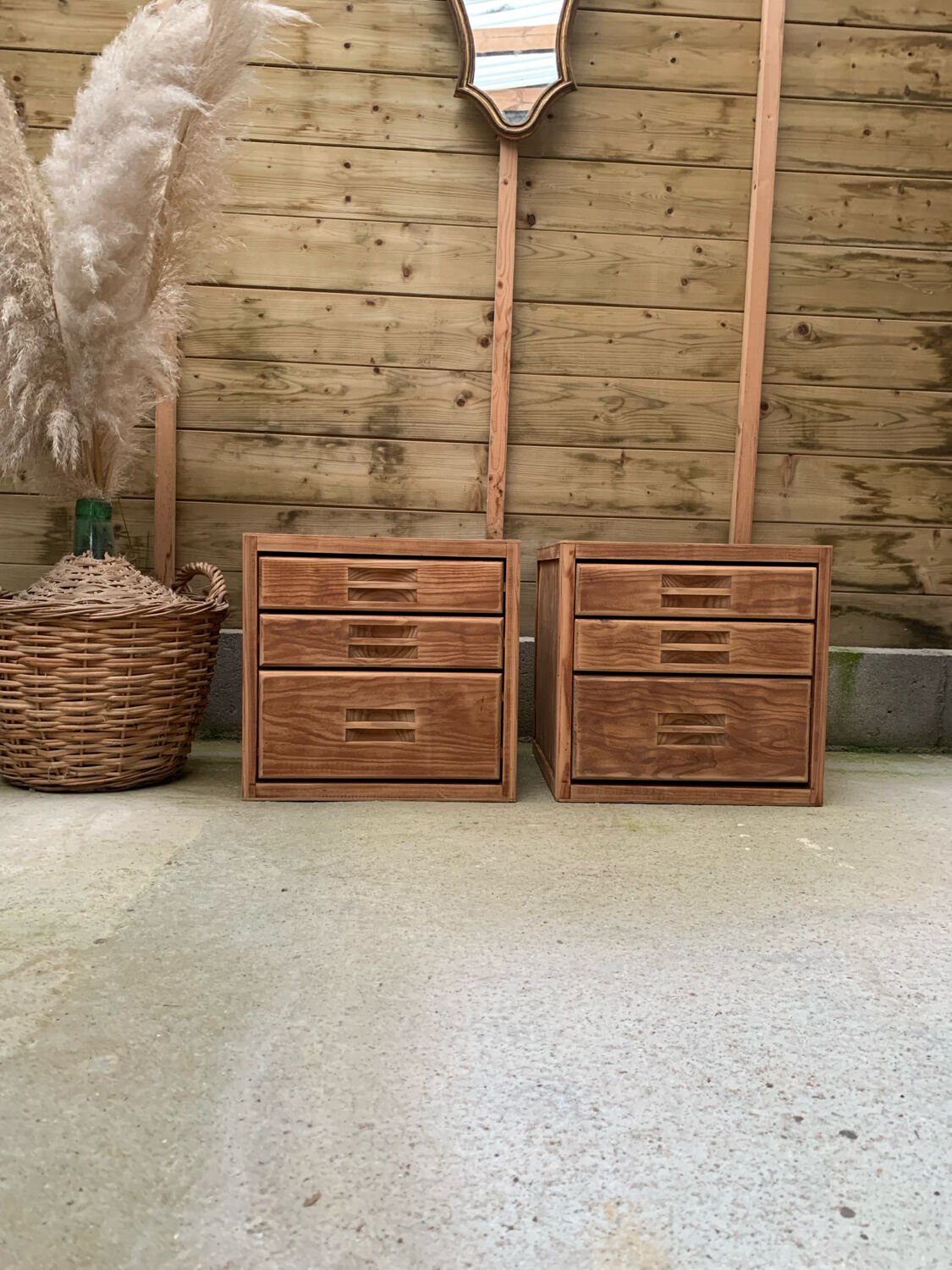 Vintage bedside tables