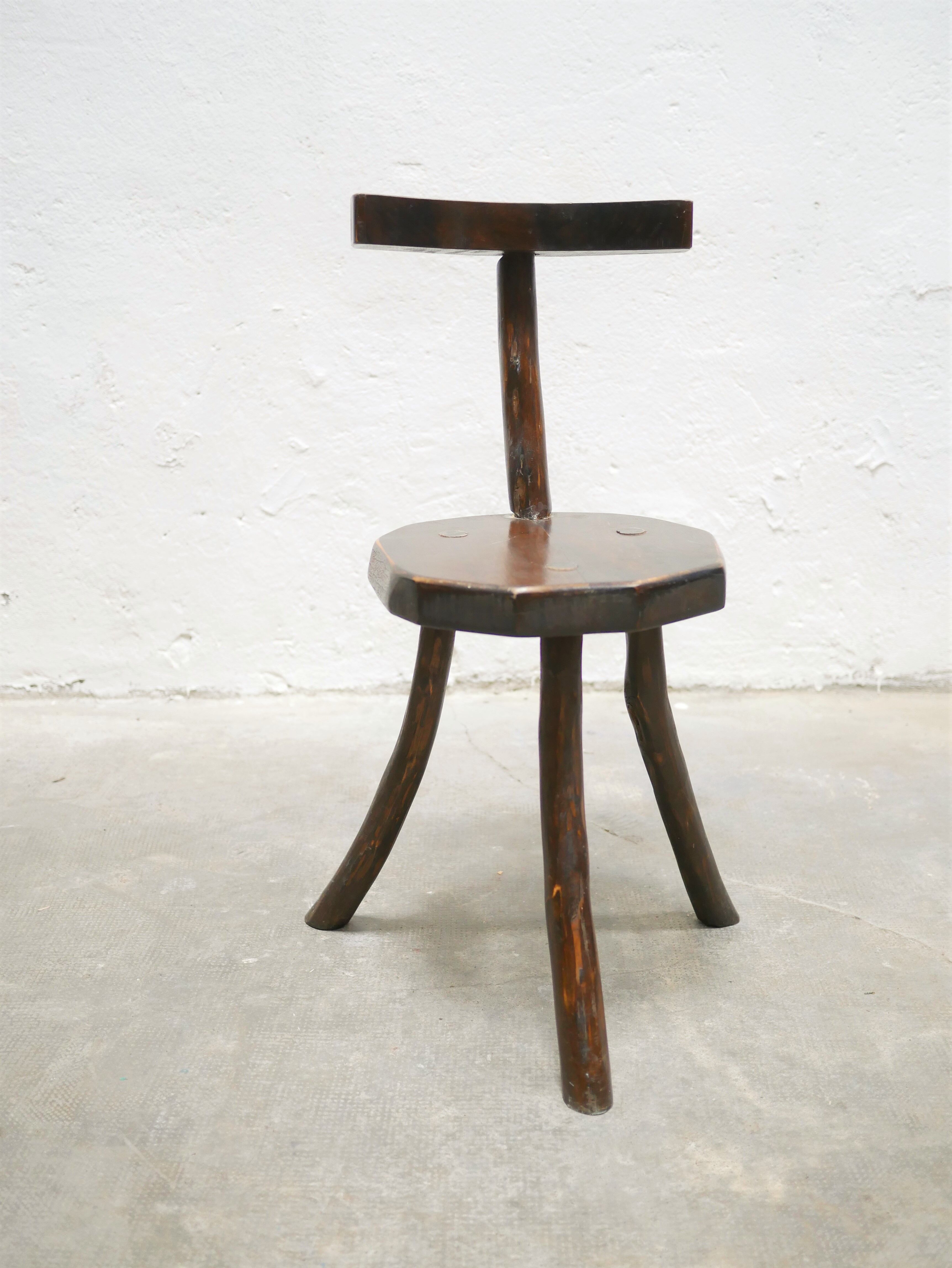 Vintage brutalist chair