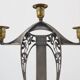 Art Nouveau Three‑Arm Candelabrum by WMF, Early 20th Century