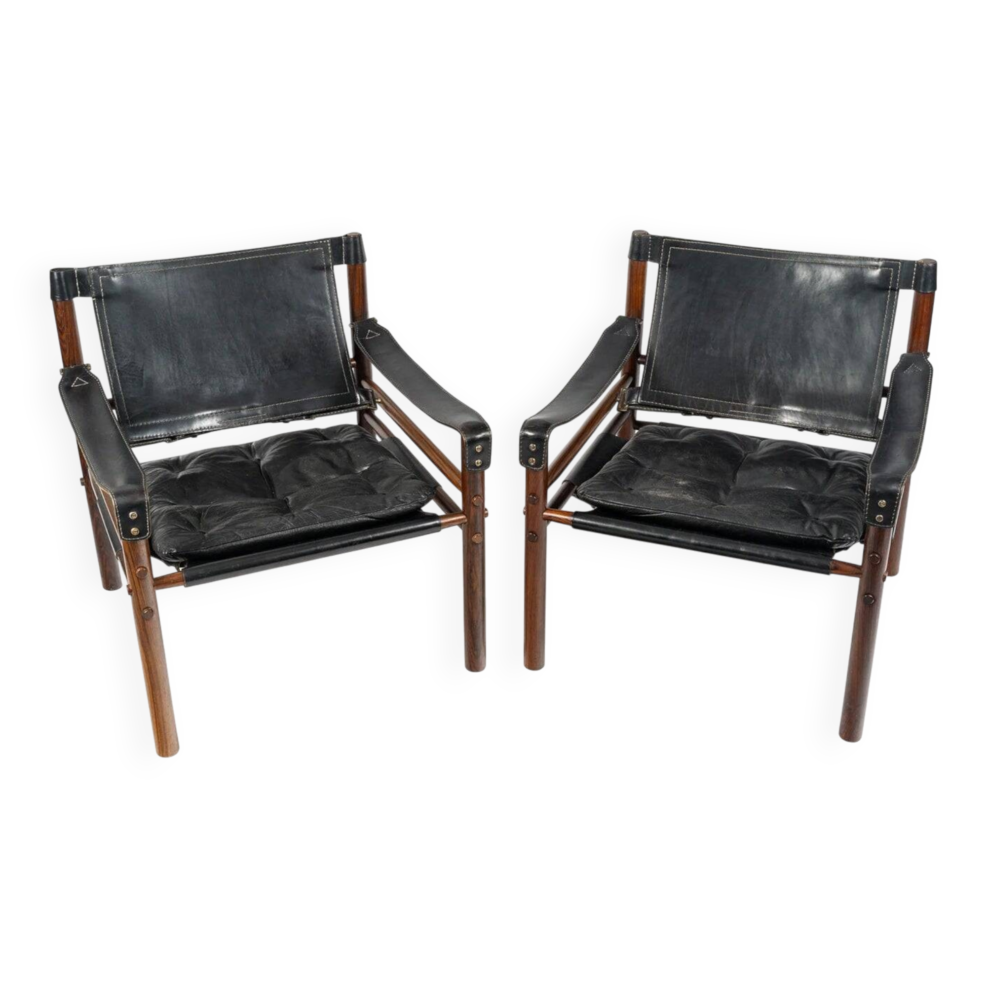 Paire de fauteuils « Sirocco » d'Arne Norell, 1960