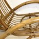 Vintage 1960s rattan rocking chair