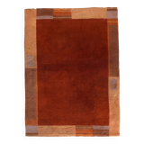 Tapis Vintage Khaden Tibétain Fait Main en Laine – Années 1970 – 122 x 163