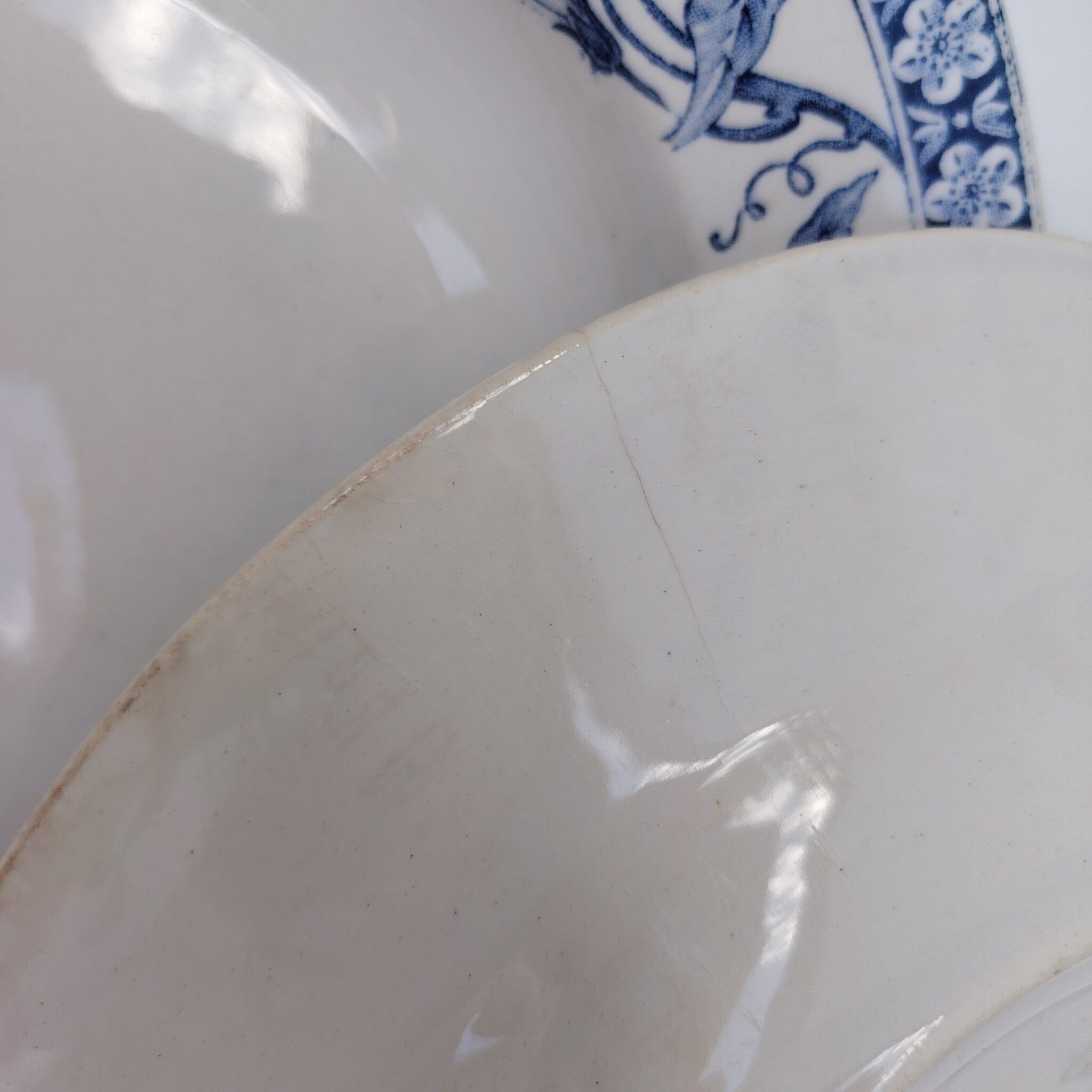 Assiettes creuses, Saint Amand modèle Volubilis, terre de fer