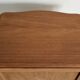 Louis XV style wooden bedside chest of drawers