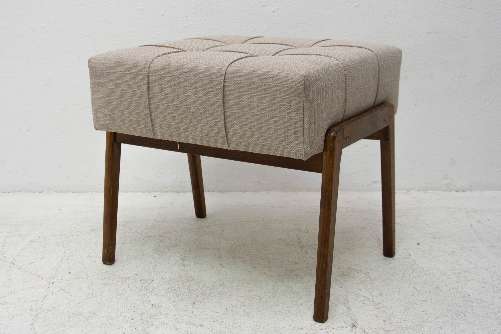 Tabouret en bois 1970, Tchécoslovaquie
