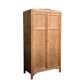 Parisian wardrobe, art deco raw wood wardrobe, 1930