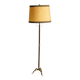 Mid-century brass floor lamp. Circa 1970.