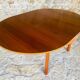 Extendable dining table in teak, butterfly extension by Van Pelt circa 1960.