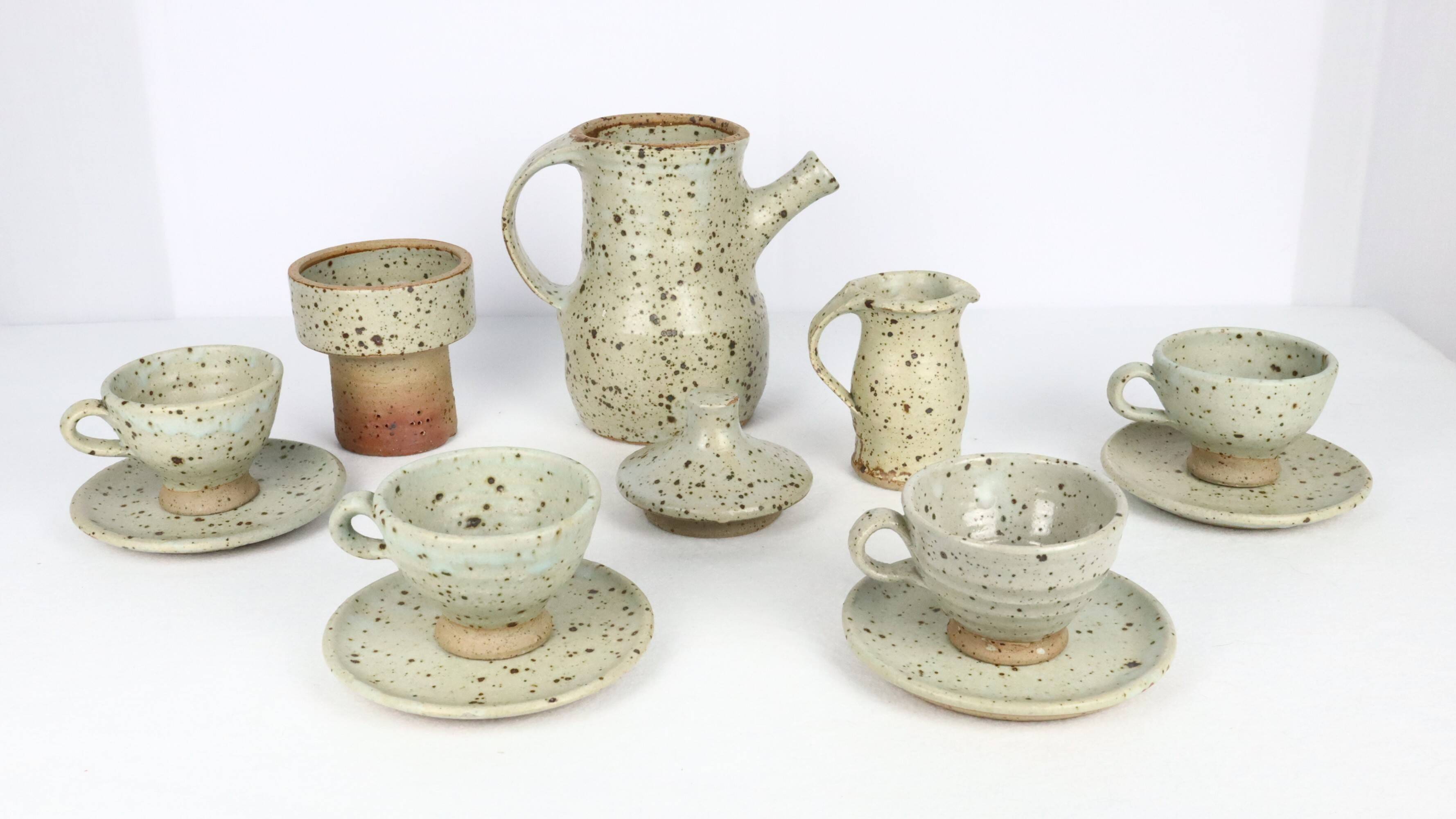 Coffee service Tiffoche Gustave 1970