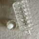Vintage whisky carafe in transparent glass