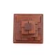Wooden pyramid paperweight, 1970s