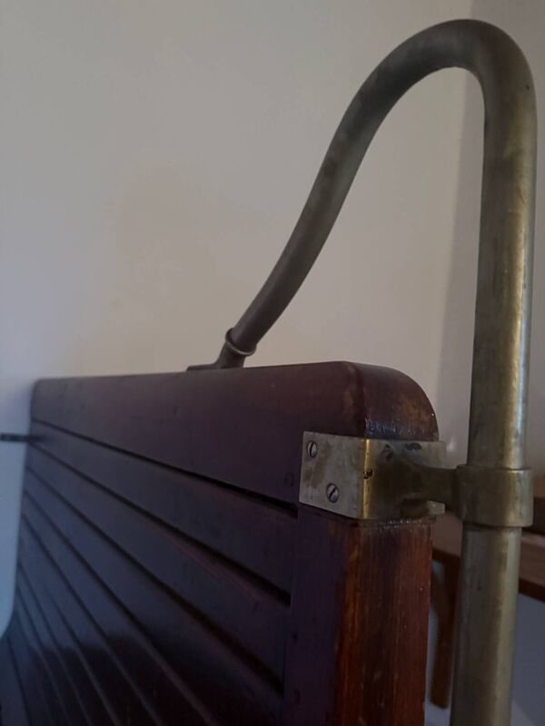 Ancien Banc dos à dos de métro bus- Sprague. 1920-1930.