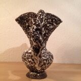 Marius Giuge vase in Vallauris, fat lava ceramic