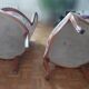 Pair of bergère armchairs