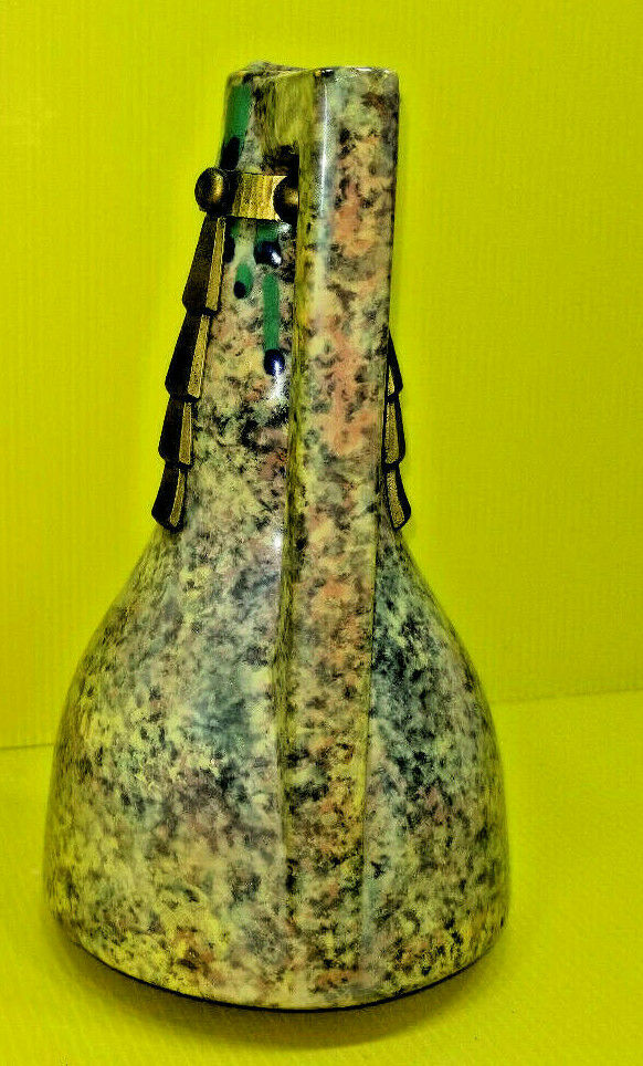 Pitcher pitcher sandstone and bronze art deco 1930, A. Villien