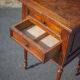 Vintage wood bedside table