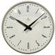 Grey Industrial Factory Wall Clock from Siemens, 1970s