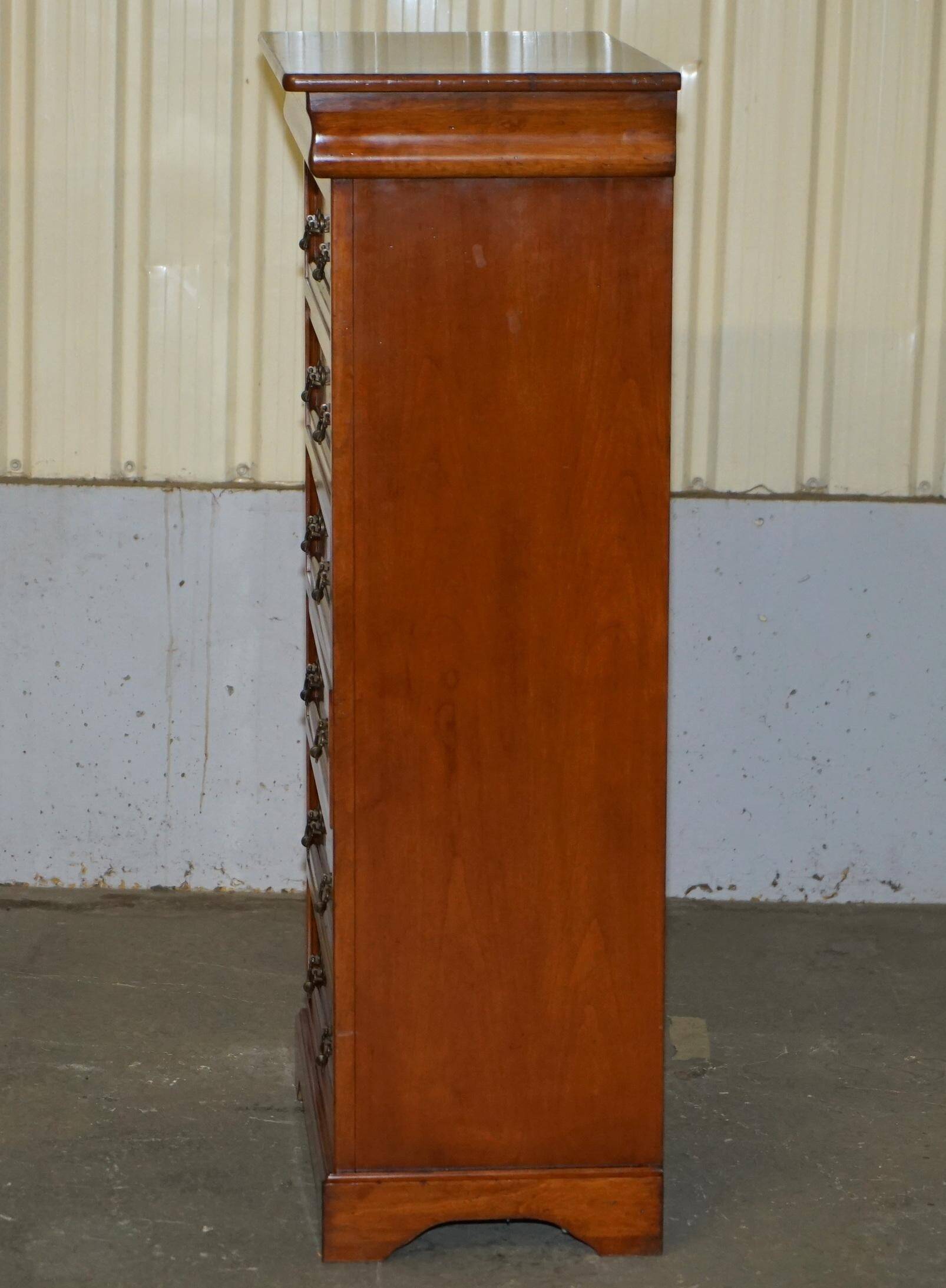 Large tall drawer unit Consorzio Mobili in cherry wood