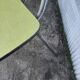 Pair of yellow formica chairs