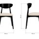 Chaises de salle à manger modernes, chaises de bureau, à personnaliser, ensemble de chaises en bois de hêtre de 4/6/8