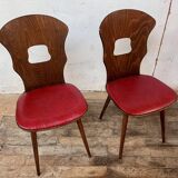 Set of 4 Gentiane bistro chairs by Baumann