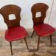 Série de 4 Chaises bistrot Gentiane de Baumann