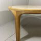 Table à manger en rotin et travertin Vivai del Sud, Italie, années 1960.