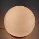 Ceiling light or wall lamp in orange ABS and opal globe - 1970s