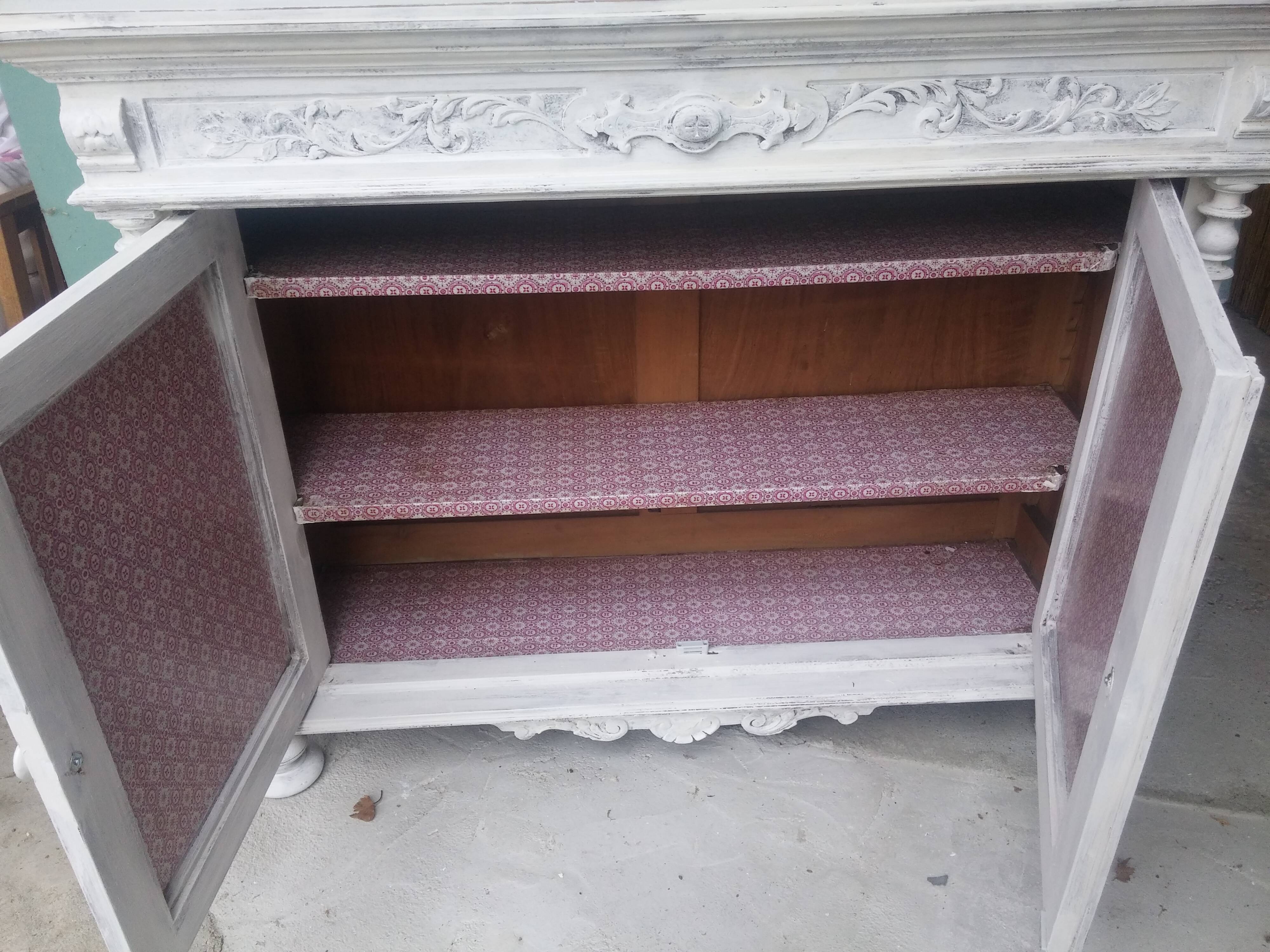 Buffet 2 doors shabby style