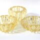 Yellow crystal ashtray