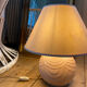 Lampe boule céramique rose vintage