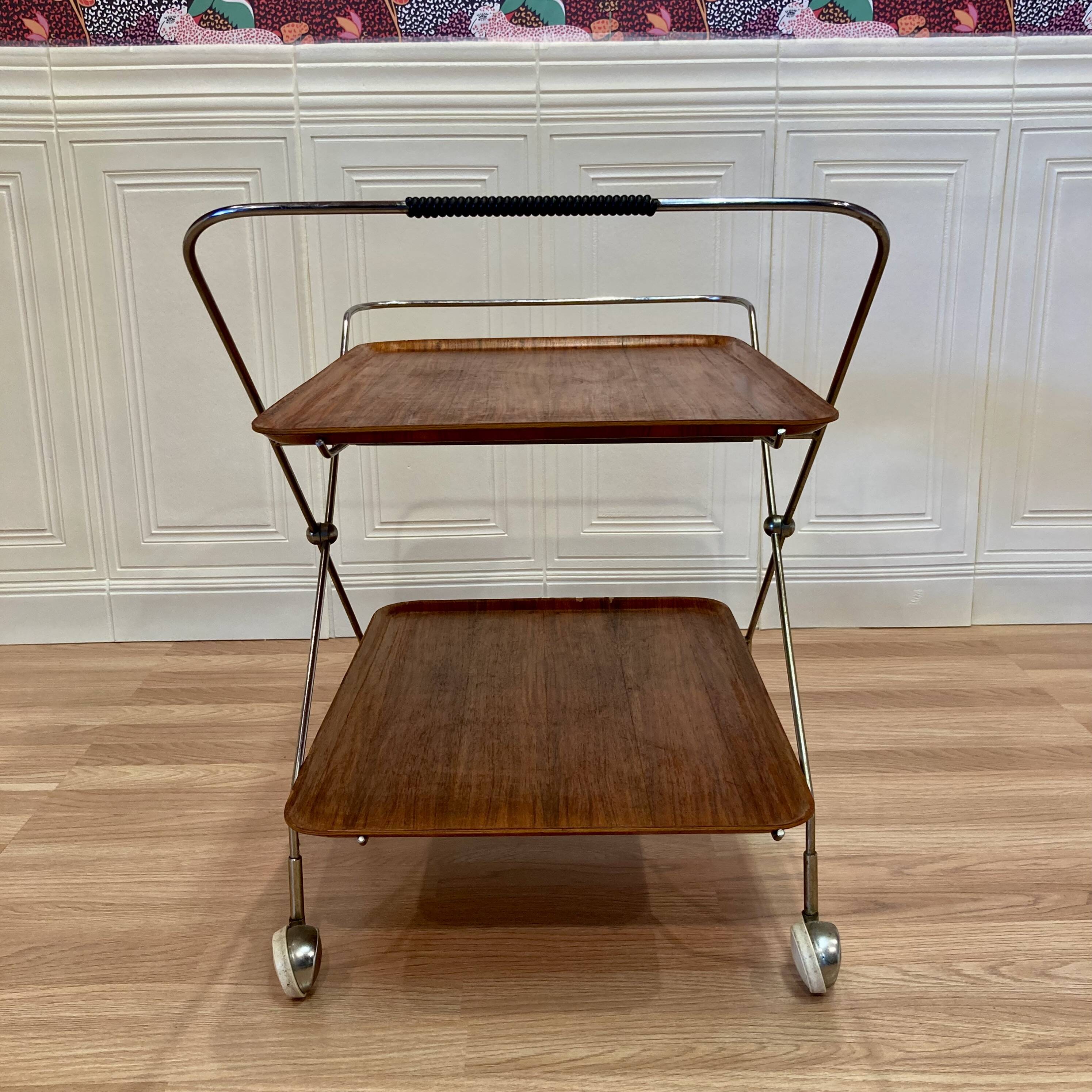 Modular dessert table "Scandinavian design Paul Nagel" 1950.