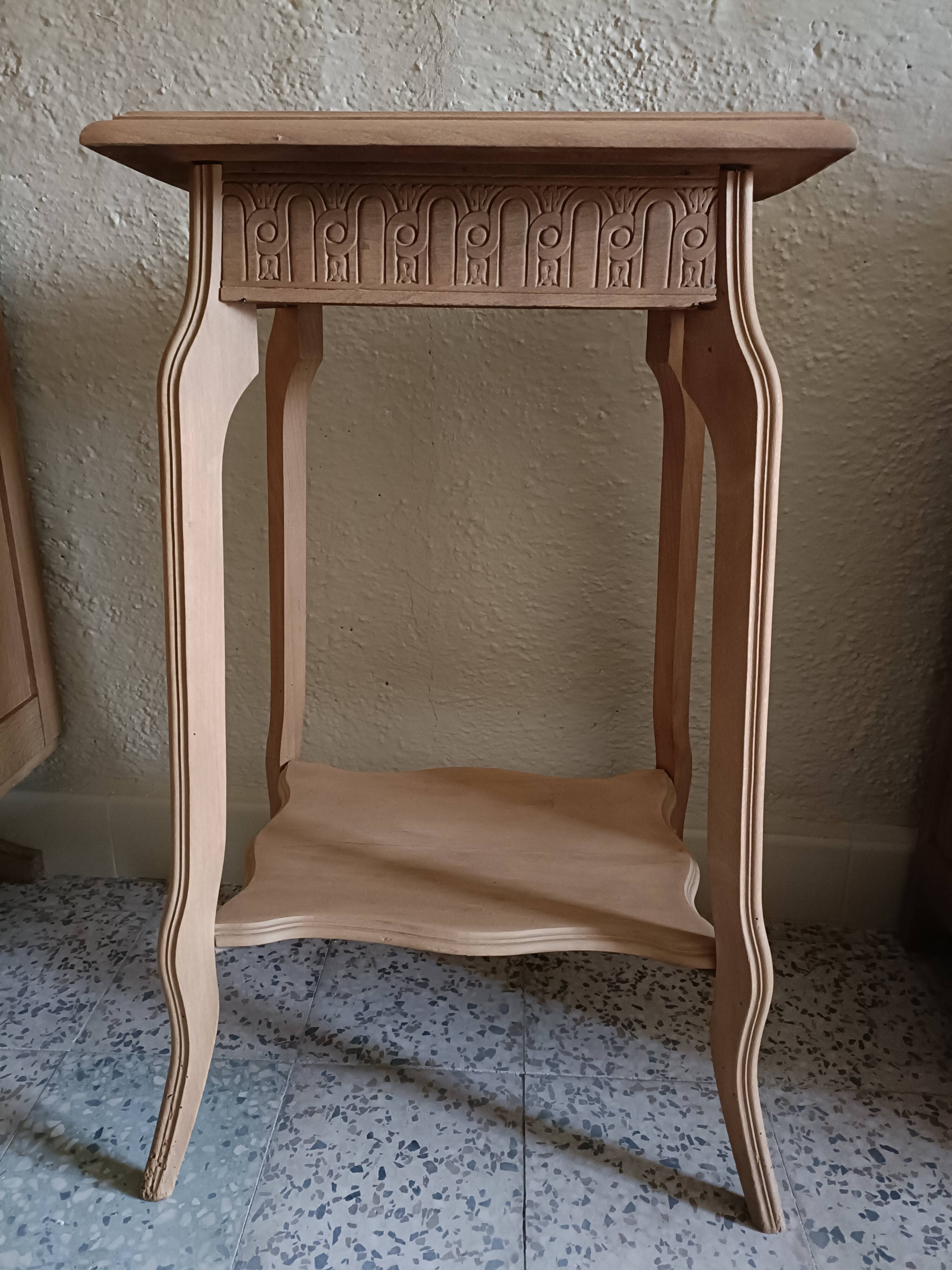 Renovated pedestal table