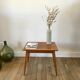 Table basse scandinave en bois années 50-60