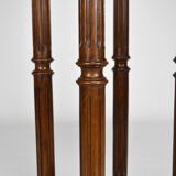 Large Neo-Gothic walnut harness, France, 19th