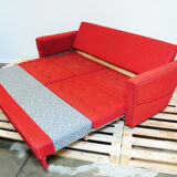 Ensemble de salon vintage bloc de l’Est, Tchécoslovaquie, années 1970