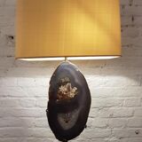 Agathe by Willy Daro 1980 and Golden brass desk lamp