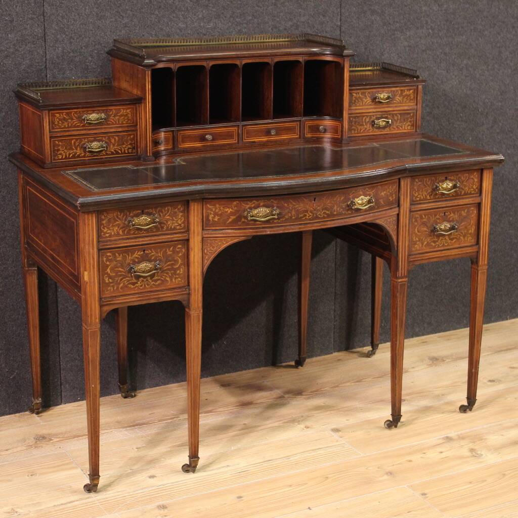 Elegant 19th century English writing desk