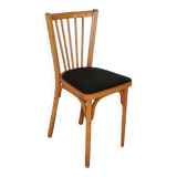 Baumann n°12 black skai chair, light beech