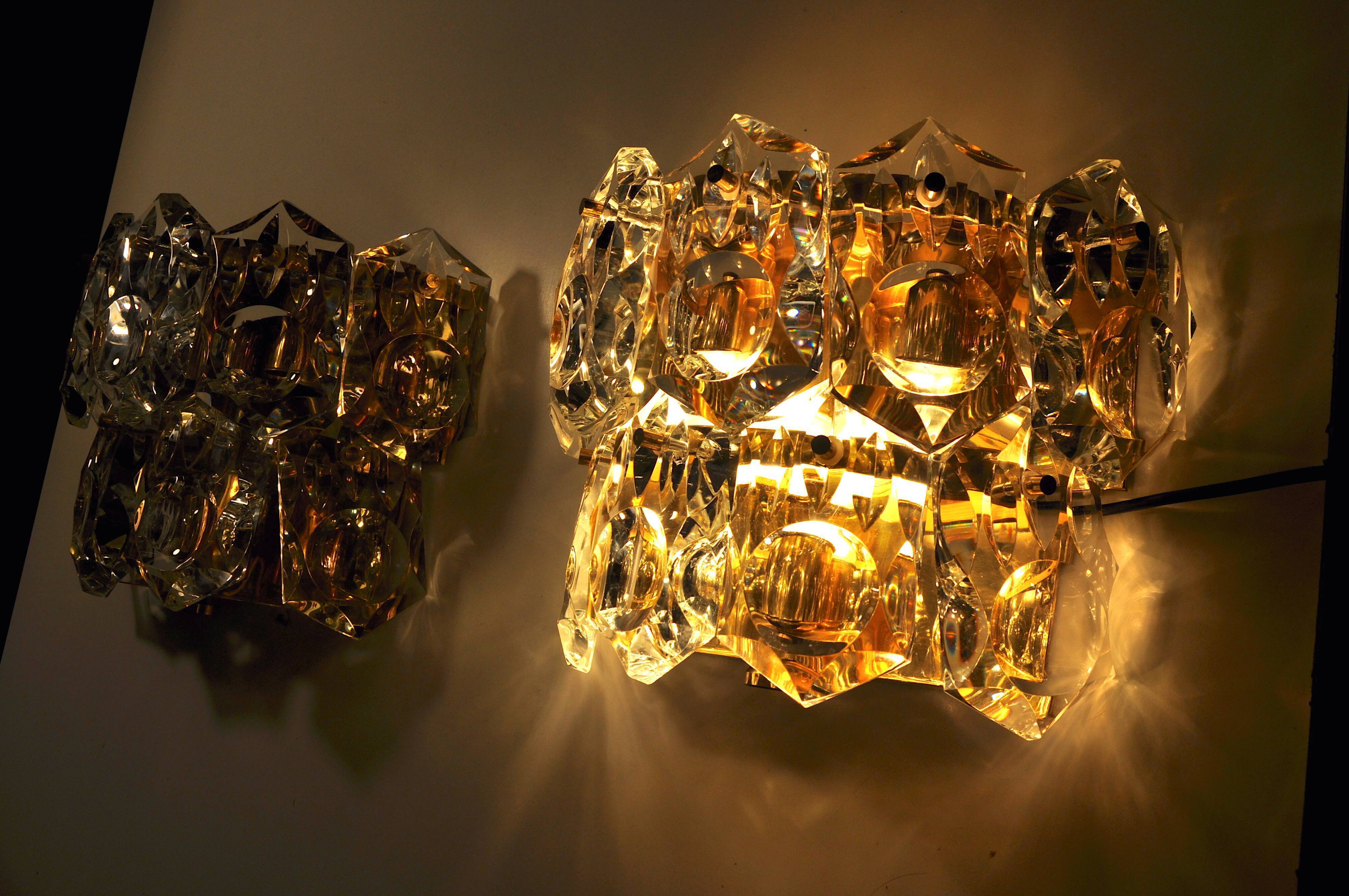 Pair of Kinkeldey wall lamps