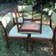 Chaises danoises scandinaves teck Uldum Möbelfabrik années 60