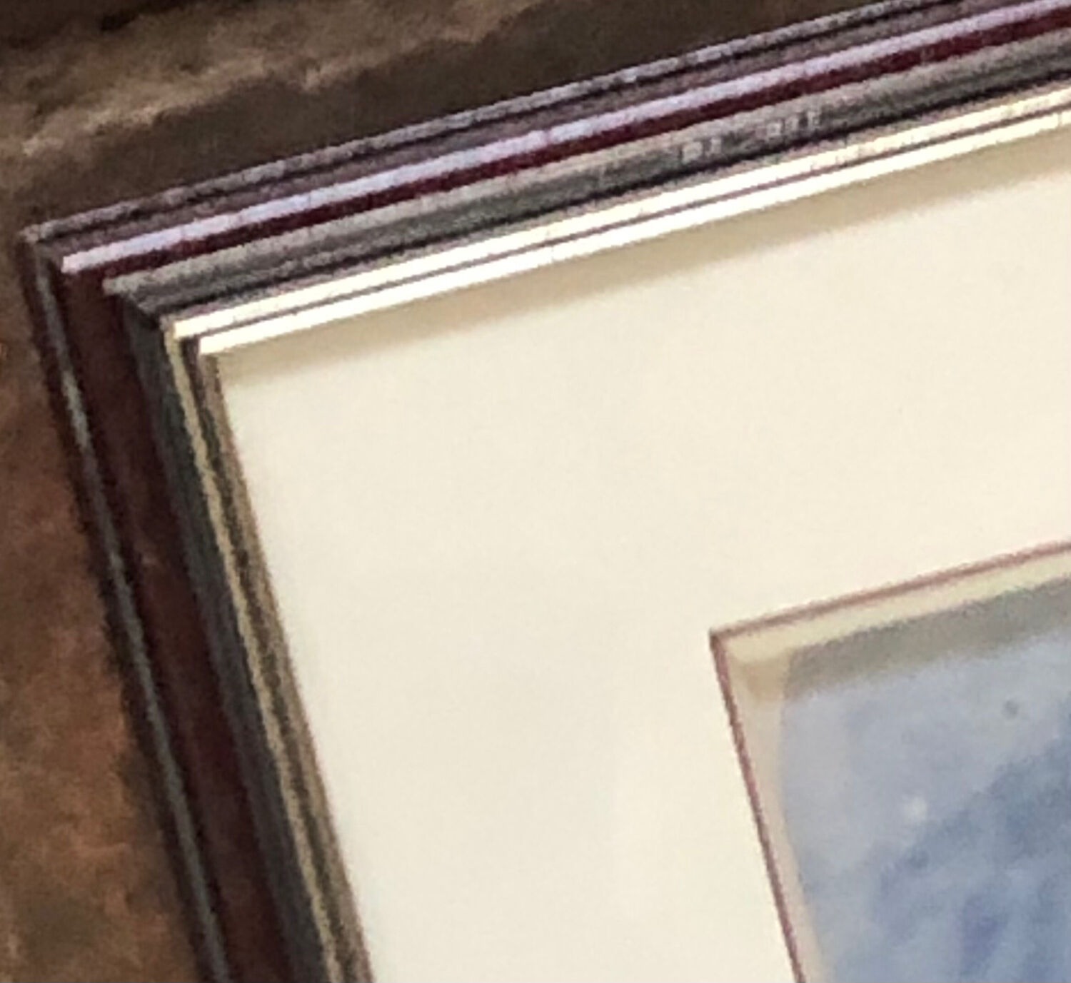 Watercolor bouquet , anonymous XXth