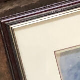 Watercolor bouquet , anonymous XXth