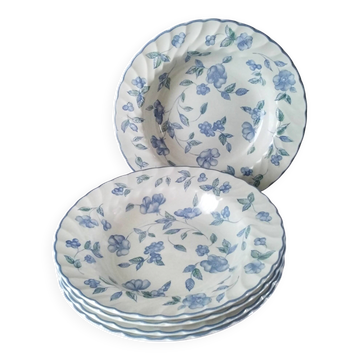 5 Assiettes creuses Porcelaine Anglaise Barratts