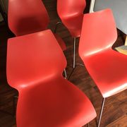 Set of 4 Kartell Maui chairs by Vico Magistretti