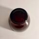Cendrier verre ambre